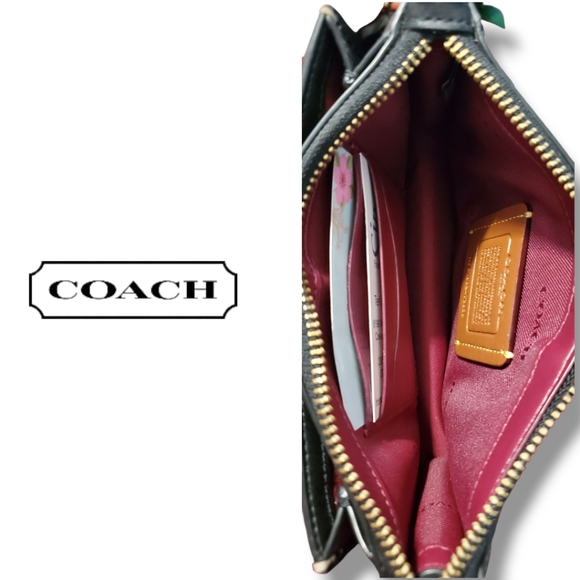 Coach Dreamer Signature Canvas Black & Brown Clutch Wristlet 73958 COA Included - Picture 13 of 17